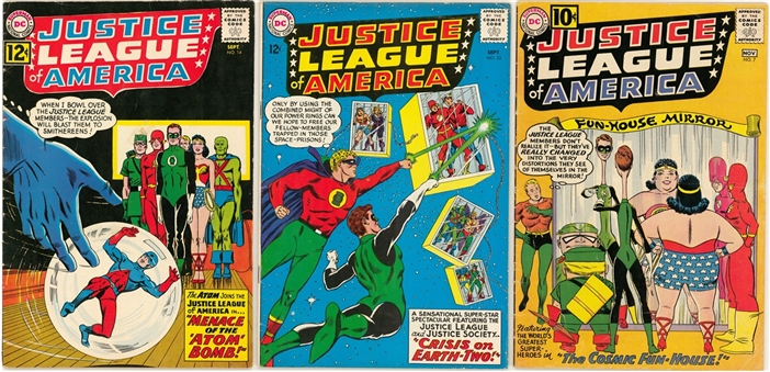 Justice League of America Silver Age Collection Includes Issues #7, #14, #22 VG/FN-VF+ (3)